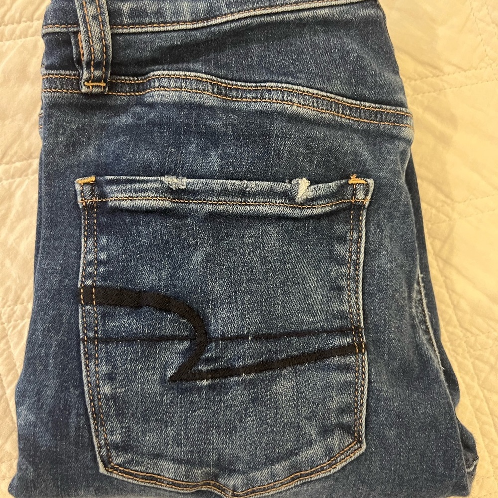 American eagle jeans, size 6 regular, next level stretch skinny.